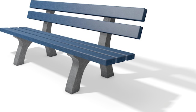 Banc Absinthe Coloris Gris/Bleu